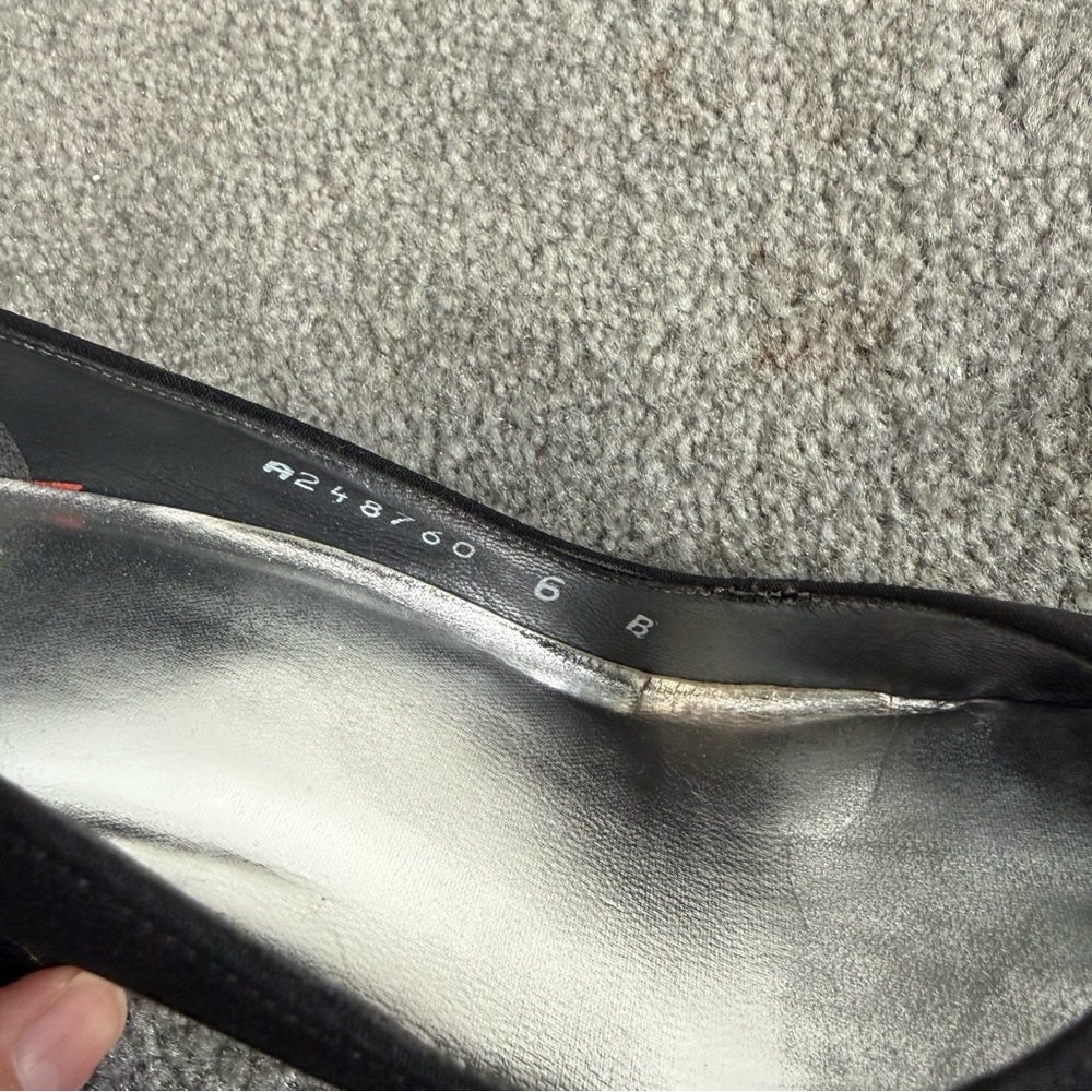 Stuart Weitzman Black Heel Pumps - Picture 7 of 8
